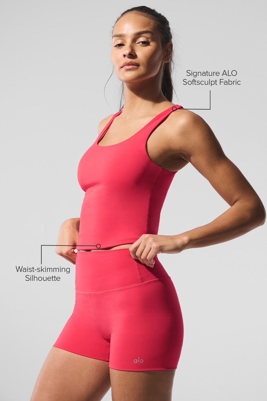 Alo Softsculpt Tank - Candy Red