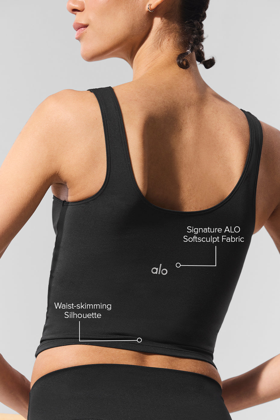 Alo Softsculpt Tank - Black