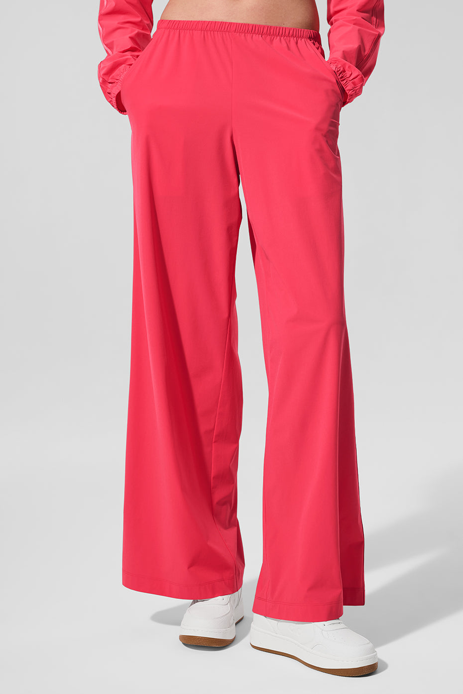 Breezy Wide Leg Pant - Candy Red